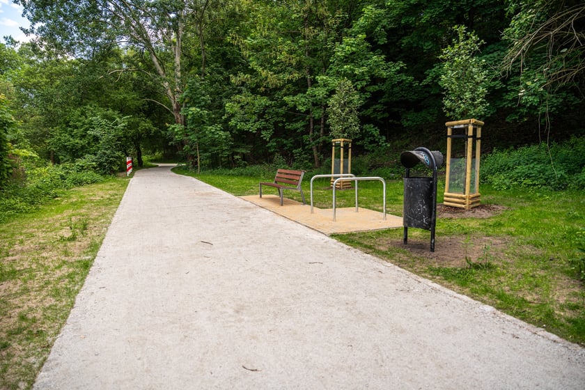 Nowa trasa pieszo-rowerowa wzdłuż Oławy na odcinku od Niskich Łąk do kładki Siedleckiej.