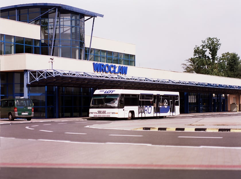 Zdjęcia archiwalne -  terminal wrocławskiego lotniskach