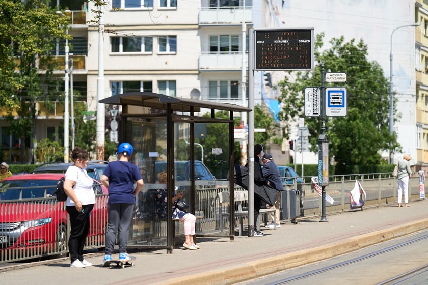Przystanek Wzgórze Partyzantów, czerwiec 2024