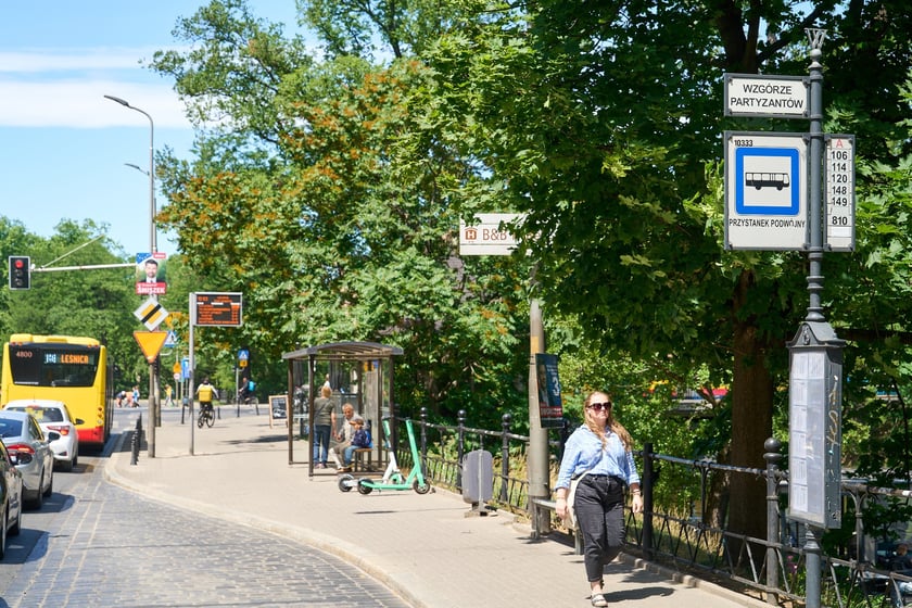 Przystanek Wzgórze Partyzantów, czerwiec 2024