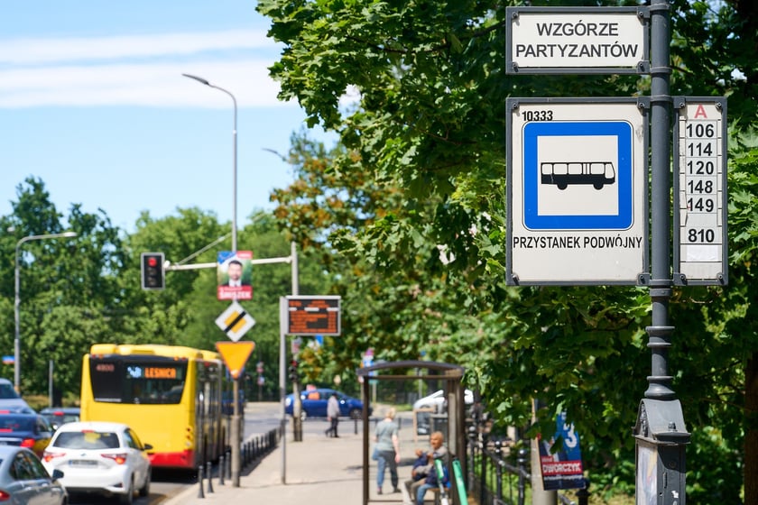 Przystanek Wzgórze Partyzantów, czerwiec 2024