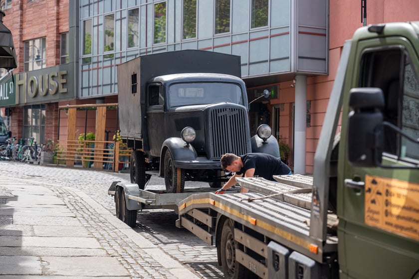 Plan zdjęciowy Disneya na Włodkowica, wiosna 2024