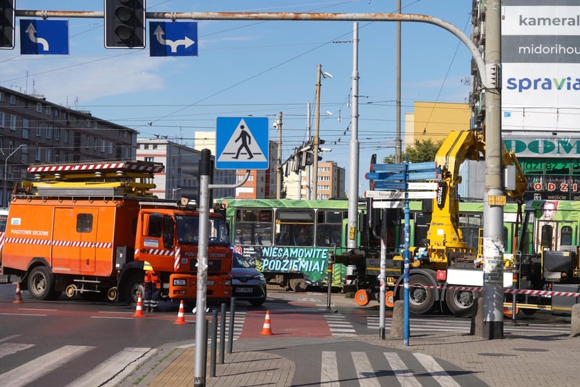 Zderzenie tramwajów na placu Legionów