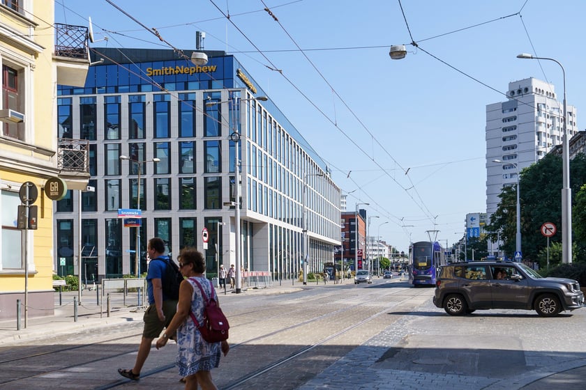 Szczytnicka po remoncie torowiska