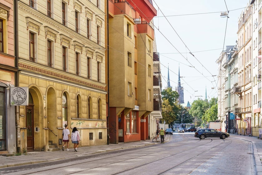 Szczytnicka po remoncie torowiska