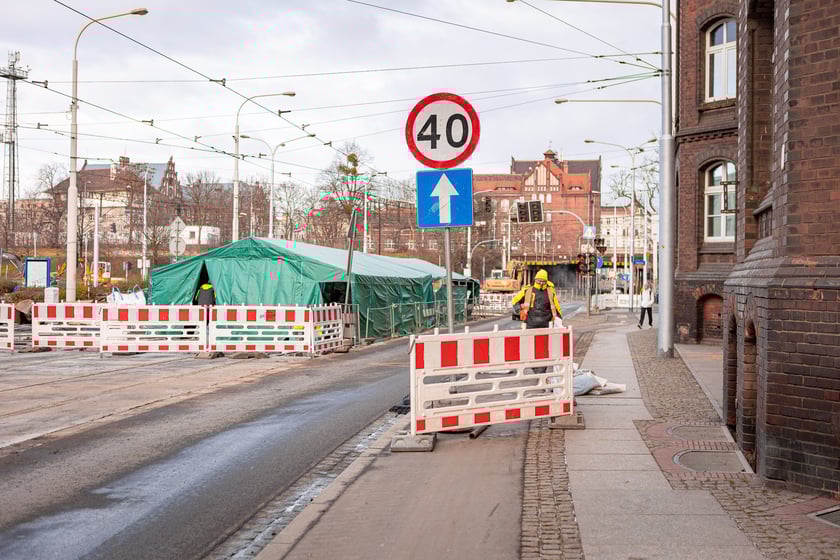 Drugi etap remontu na pl. Powstańców Wielkopolskich - 04.01.2025 r.