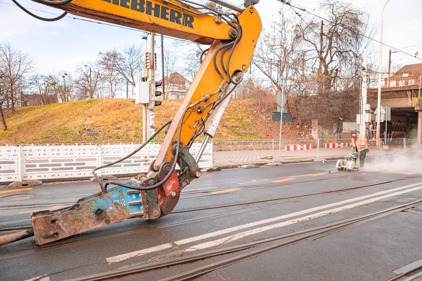 Drugi etap remontu na pl. Powstańców Wielkopolskich - 04.01.2025 r.