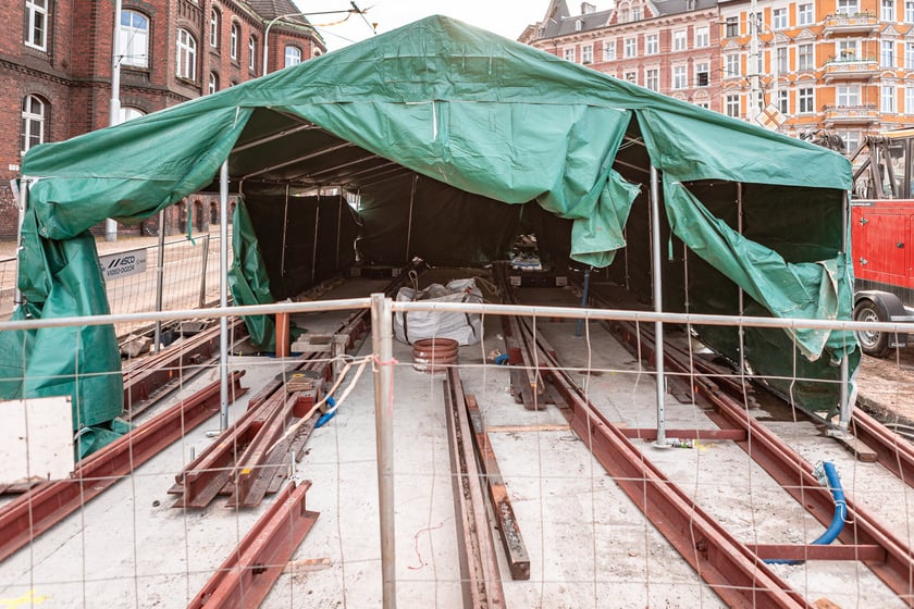 Drugi etap remontu na pl. Powstańców Wielkopolskich - 04.01.2025 r.