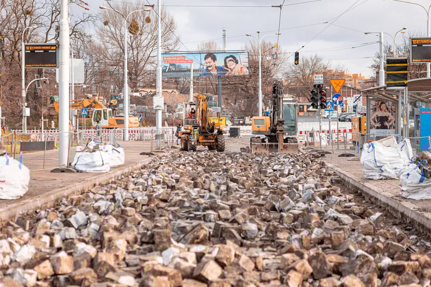 Drugi etap remontu na pl. Powstańców Wielkopolskich - 04.01.2025 r.