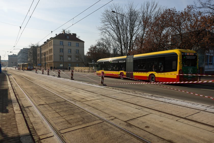 Tramwaje wróciły na ulice Kołłątaja 8 lutego