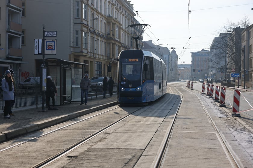 Tramwaje wróciły na ulice Kołłątaja 8 lutego