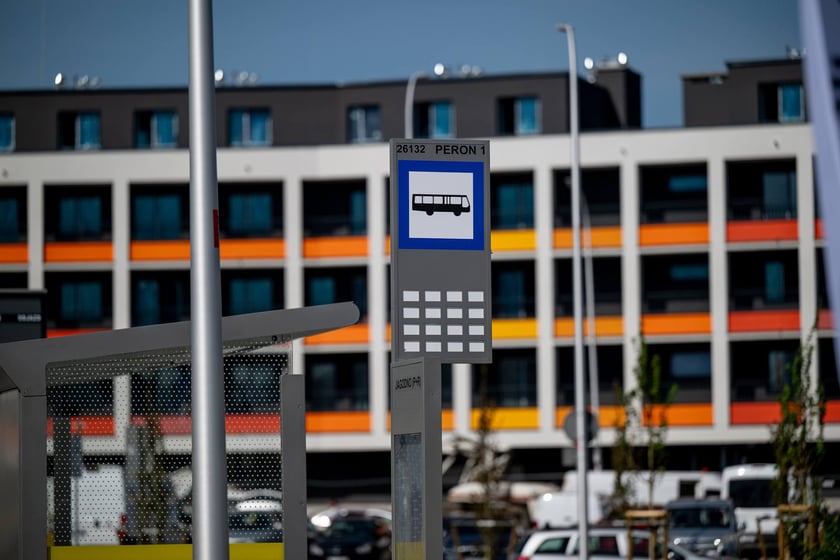 Nowa pętla przy ul. Kajdasza "Jagodno P+R"