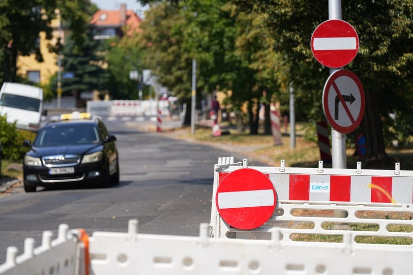Ulica Śniadeckich przygotowana do remontu. Prace potrwają do połowy września