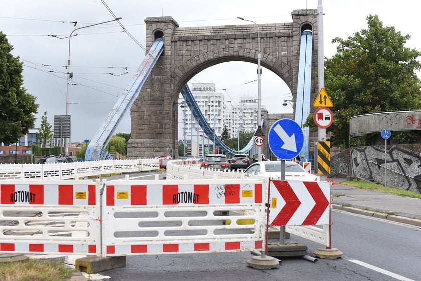 Od soboty 12 lipca, zmiany przy moście Grunwaldzkim