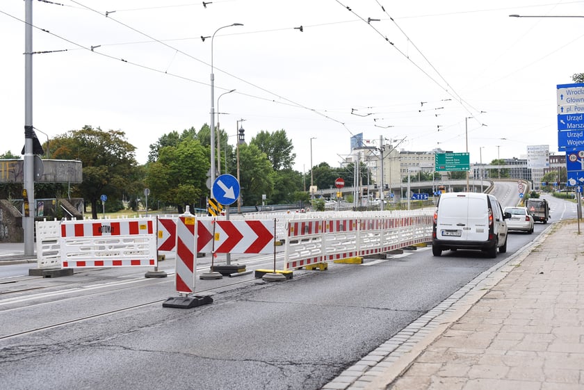 Od soboty 12 lipca, zmiany przy moście Grunwaldzkim