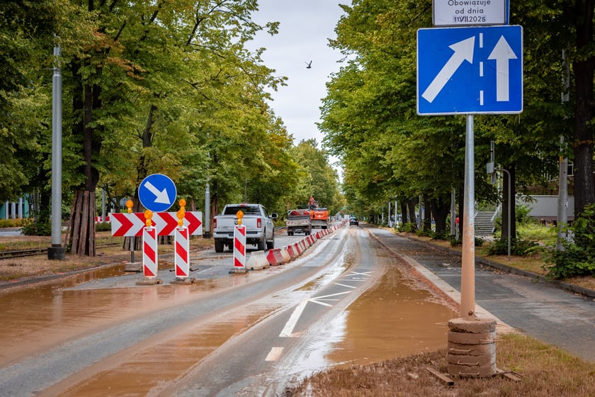 Remont ul. Powstańców Śląskich - 12.07.2025