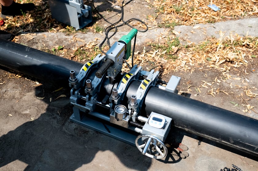 Prace na ul. Powstańców Śląskich we Wrocławiu, 15 lipca 2025