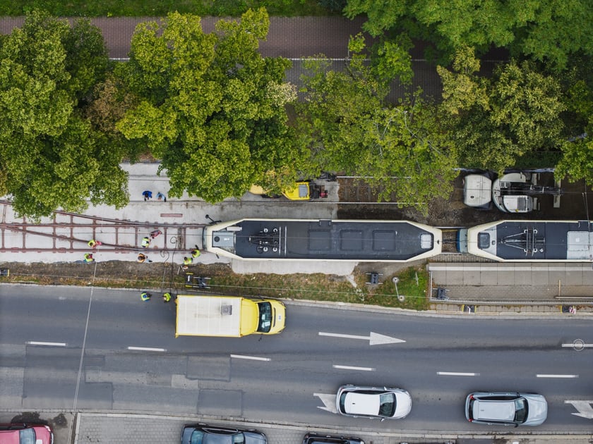 Wykolejenie tramwaju na Powstańców Śląskich / Jastrzębia - 31 lipca 2025 r.