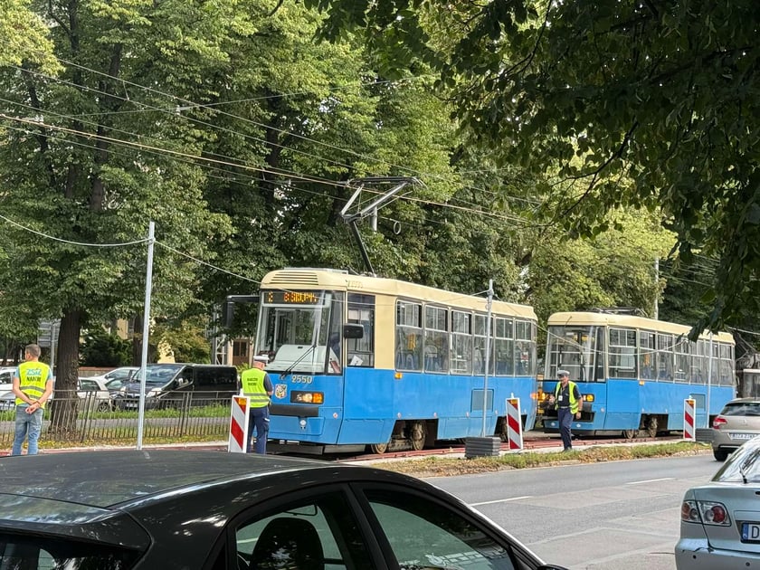 Wykolejenie tramwaju na Powstańców Śląskich / Jastrzębia - 31 lipca 2025 r.