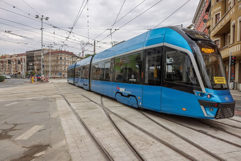 Otwarcie skrzyżowania Pomorska/Dubois po remoncie. Wrocław, 13.09.2025