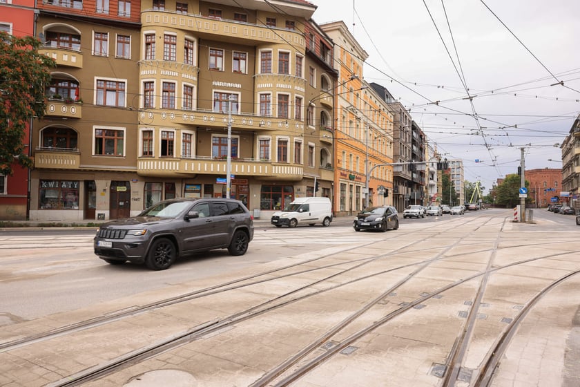 Otwarcie skrzyżowania Pomorska/Dubois po remoncie. Wrocław, 13.09.2025