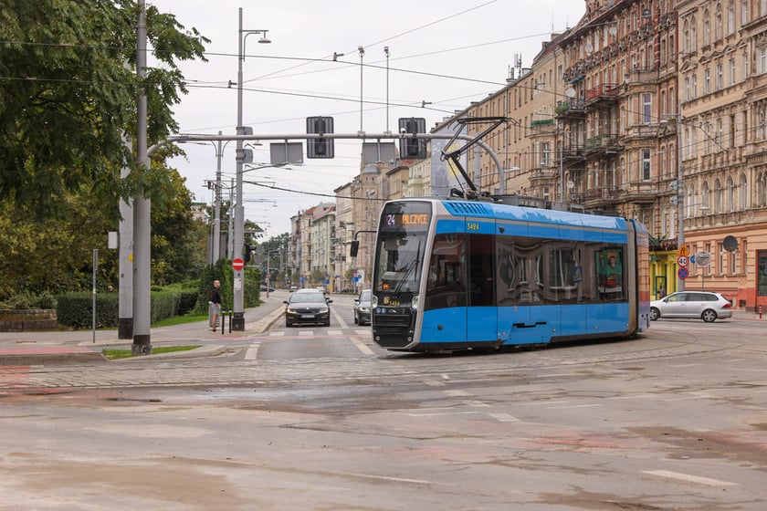 Otwarcie skrzyżowania Pomorska/Dubois po remoncie. Wrocław, 13.09.2025