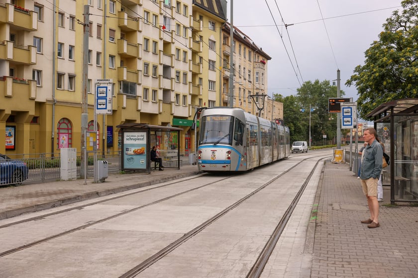 Otwarcie skrzyżowania Pomorska/Dubois po remoncie. Wrocław, 13.09.2025