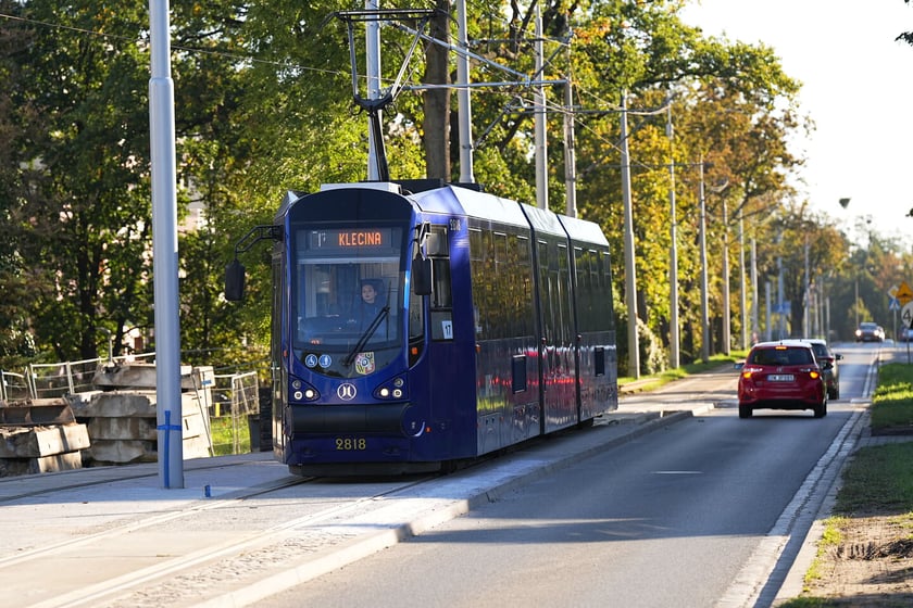 Budowa mijanki na ul. Przyjaźni, stan z dnia 20 września 2025 r.