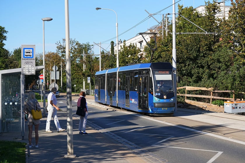 Budowa mijanki na ul. Przyjaźni, stan z dnia 20 września 2025 r.