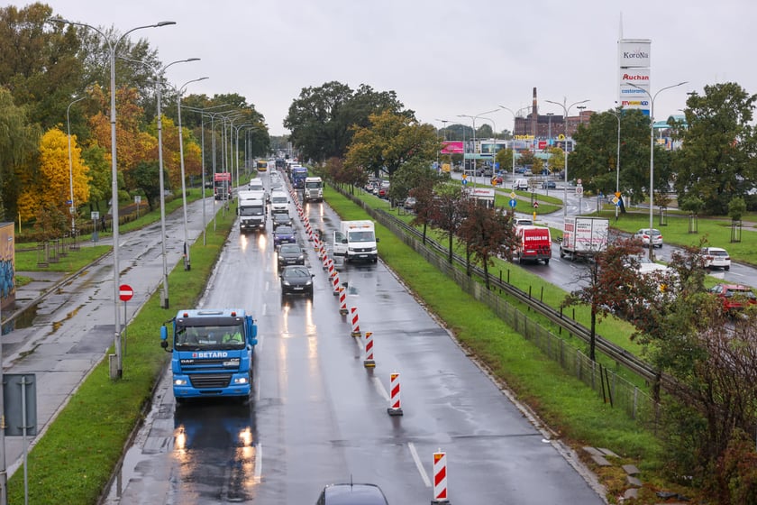 Remont na Krzywoustego. Wrocław, 06.10.2025