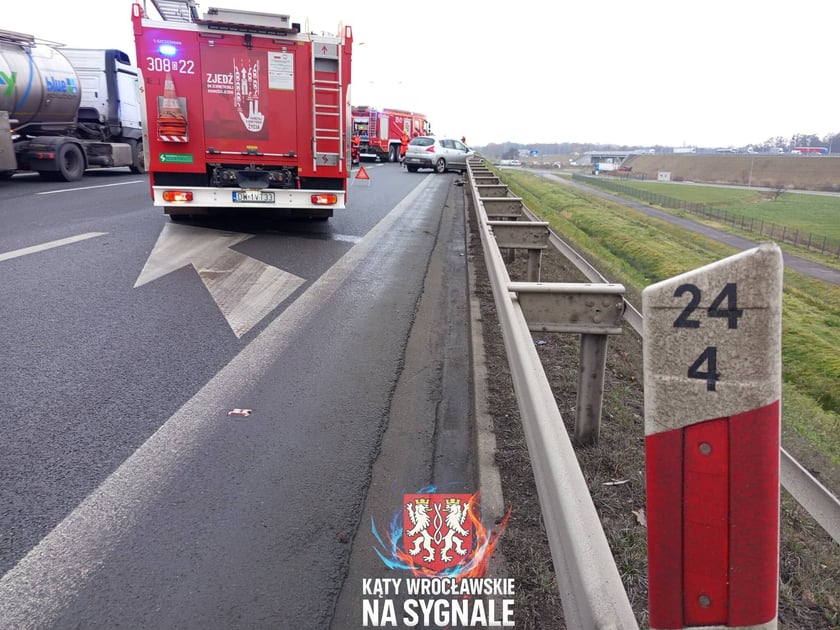 Wypadek na AOW - 4 grudnia