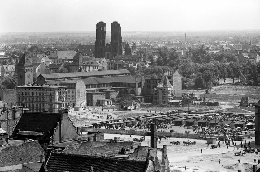Wrocław, Targowisko przy obecnym placu Nowy Targ