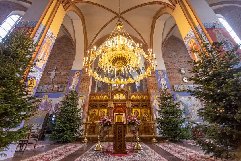 Wnętrze cerkwi przy ul. Mikołaja