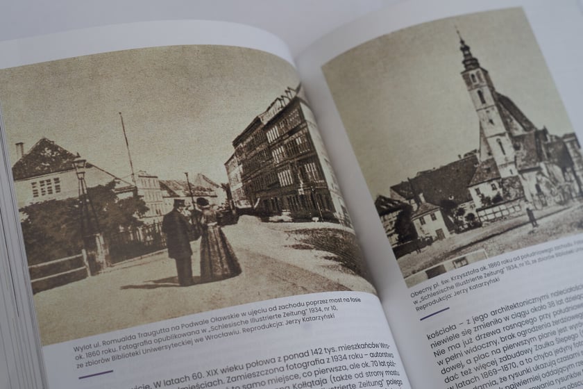 Na zdjęciu strony z &bdquo;Kalendarza Wrocławskiego&rdquo; 2022. To prawdziwa encyklopedia wrocławska