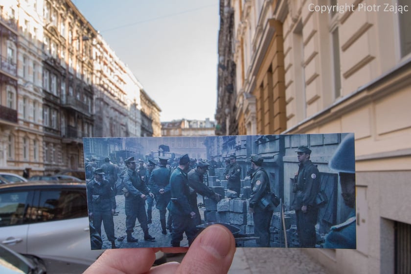 Film "Most szpieg&oacute;w" (Bridge of Spies), reż. Steven Spielberg. Ulica Miernicza we Wrocławiu