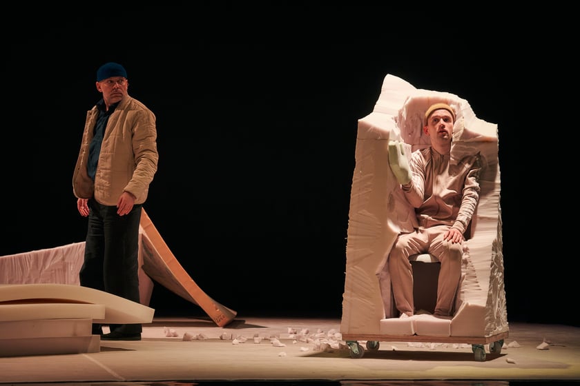 Scena ze spektaklu &bdquo;Pinokio&rdquo; Wrocławskiego Teatru Lalek