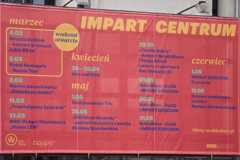 Nowy Impart Centrum w dawnym budynku Filharmonii Wrocławskiej