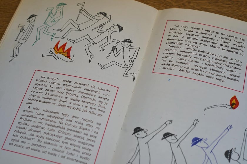 Książki z kolekcji Dawnej Książki Dziecięcej, które można zobaczyć w filii nr 12 MBP