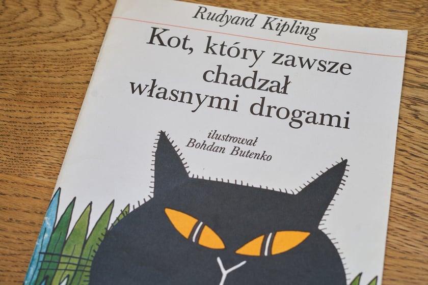 Książki z kolekcji Dawnej Książki Dziecięcej, które można zobaczyć w filii nr 12 MBP