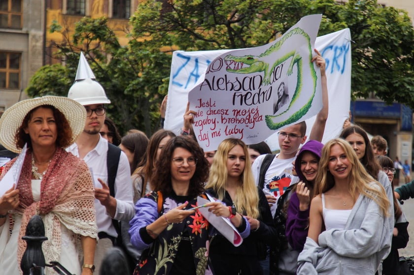 Urodziny Aleksandra Fredry pod pomnikiem - czerwiec 2023