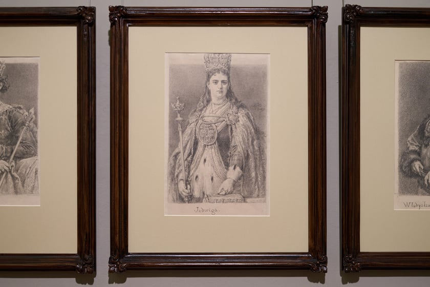 Wystawa &bdquo;Poczet kr&oacute;l&oacute;w polskich&rdquo; Jana Matejki w Muzeum Narodowym we Wrocławiu - Jadwiga