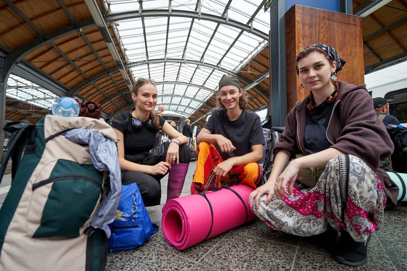 Pociągiem na Pol'and'Rock Festival. Dworzec Wrocław Główny