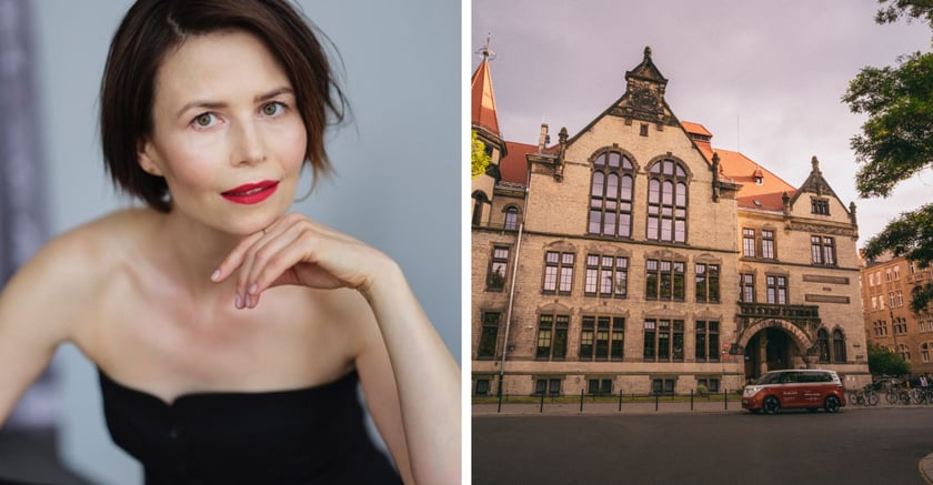 Z lewej: Magdalena Kumorek, z prawej: Instytut Psychologii Uwr