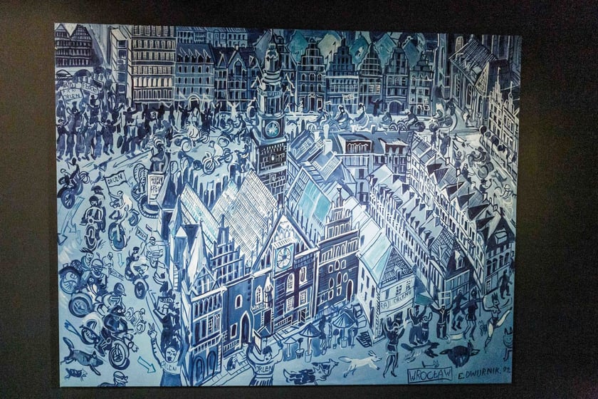 Krupa Art Foundation (Rynek 27/28) &ndash; nowy adres dla wielbicieli wsp&oacute;łczesnej sztuki &ndash; obraz Edwarda Dwurnika i rajd wok&oacute;ł wrocławskiego rynku