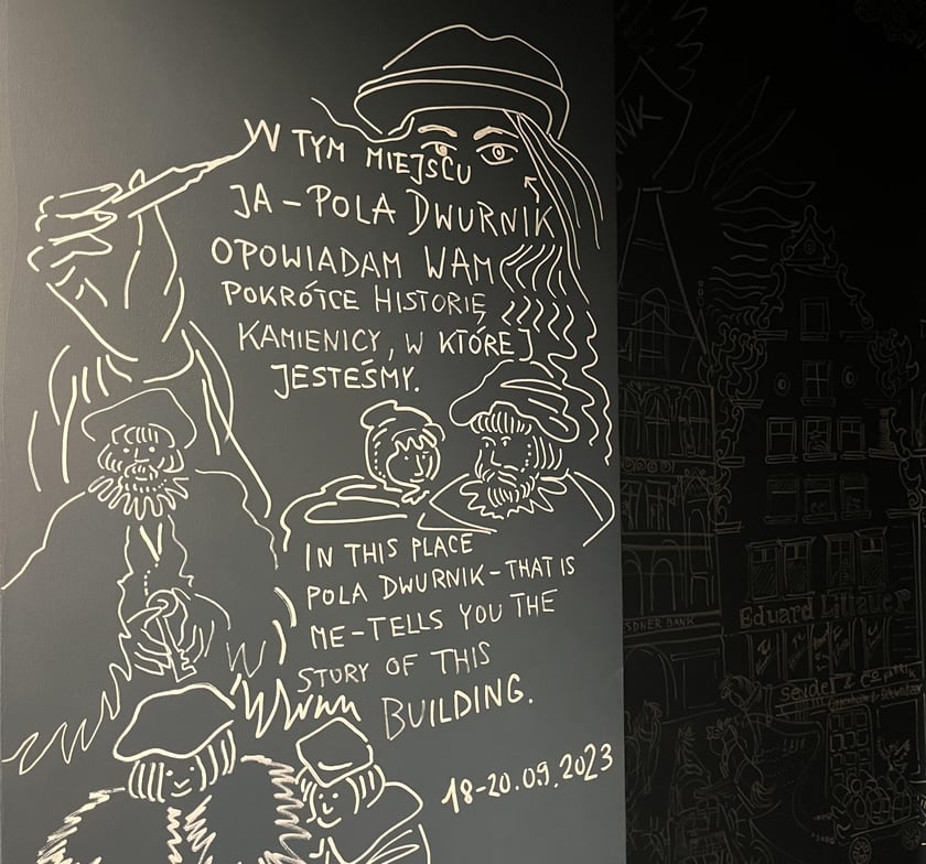 Krupa Art Foundation (Rynek 27/28) &ndash; nowy adres dla wielbicieli wsp&oacute;łczesnej sztuki &ndash; rysunek Poli Dwurnik