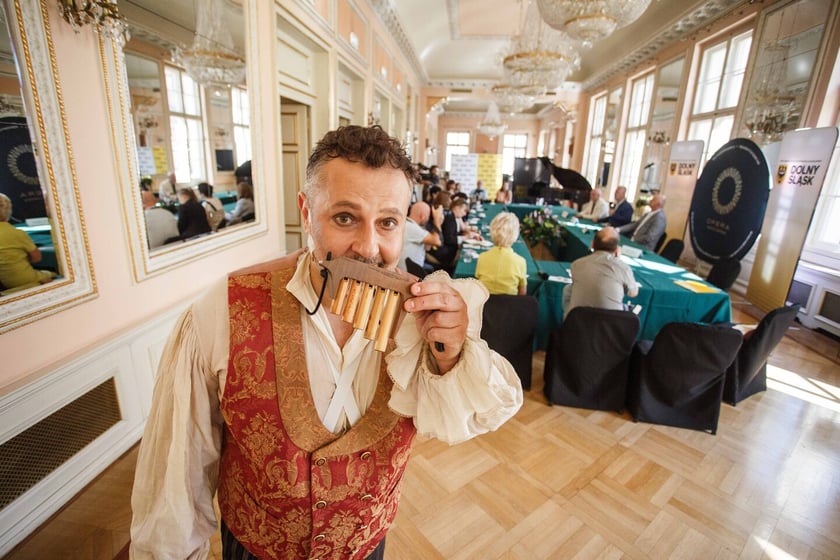 Jacek Jaskuła jako Ptasznik w Odczarowanym flecie