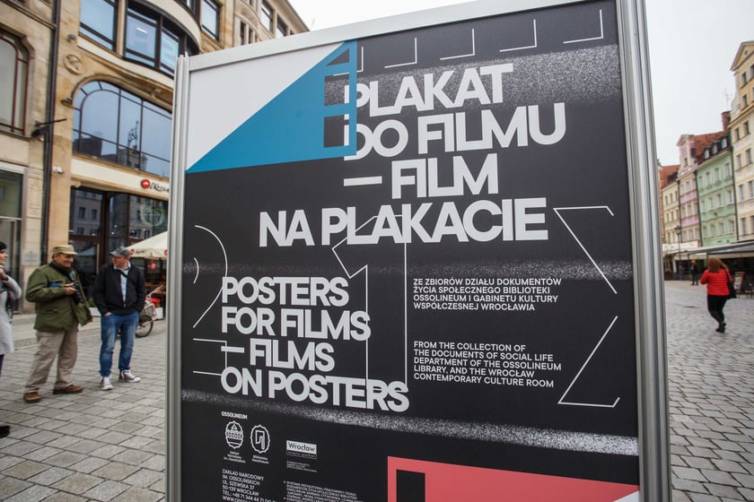 Wystawa „Plakat do filmu – Film na plakacie" na wrocławskim rynku