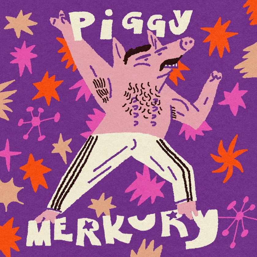 Projekt Gosi Kulik. Ikony popkultury jako świnie