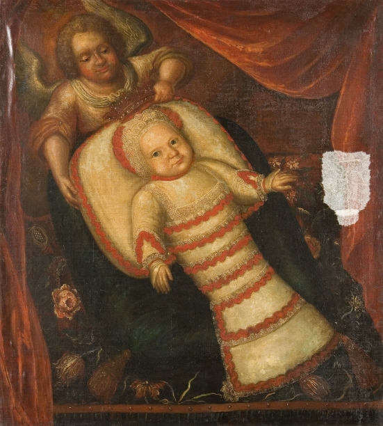 Niemowlę z Aniołem Str&oacute;żem