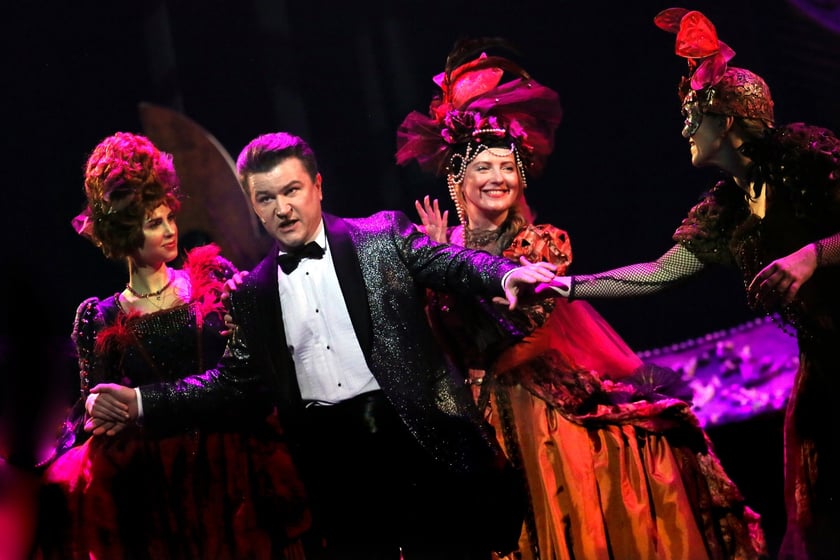 Artyści Opery Wrocławskiej i goście podczas gali &bdquo;Opera Italia&rdquo;